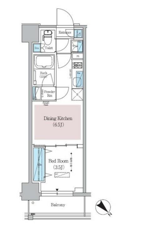 アーバネックス日本橋横山町　903号室　間取り