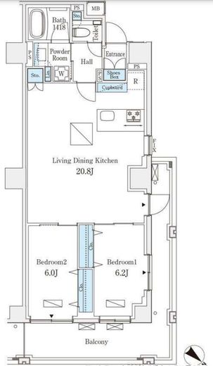 オーパスレジデンス南青山　305号室　間取り