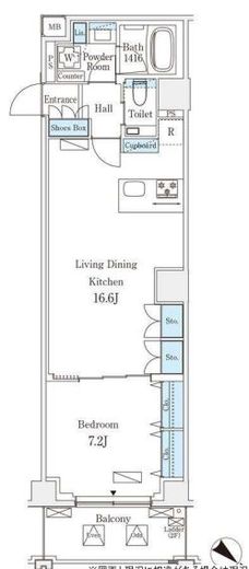 オーパスレジデンス南青山　306号室　間取り