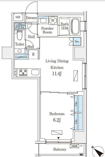 オーパスレジデンス南青山　901号室　間取り