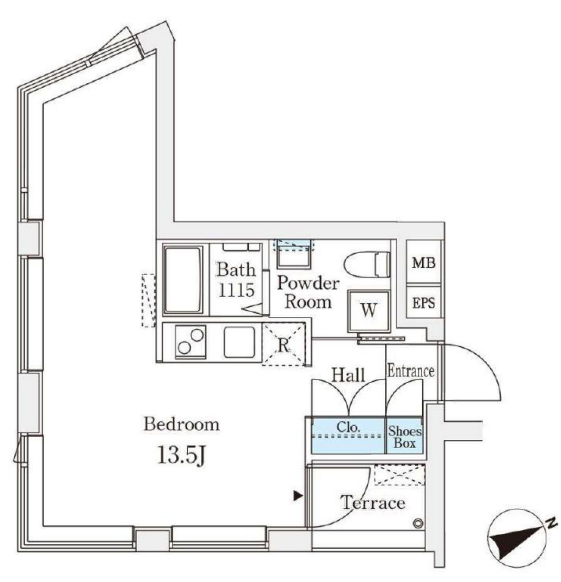 コージーコート四谷坂町　102号室　間取り