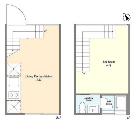 神宮前マンション　105号室　間取り