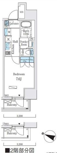 ジオエント本郷三丁目　303号室　間取り