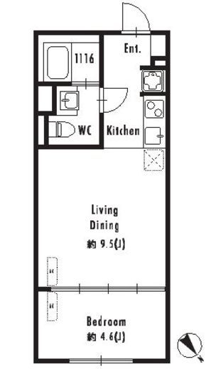GRAN PASEO駒場東大前 (グランパセオ駒場東大前)　101号室　間取り