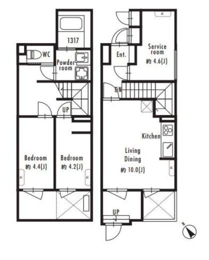 GRAN PASEO駒場東大前 (グランパセオ駒場東大前)　206号室　間取り
