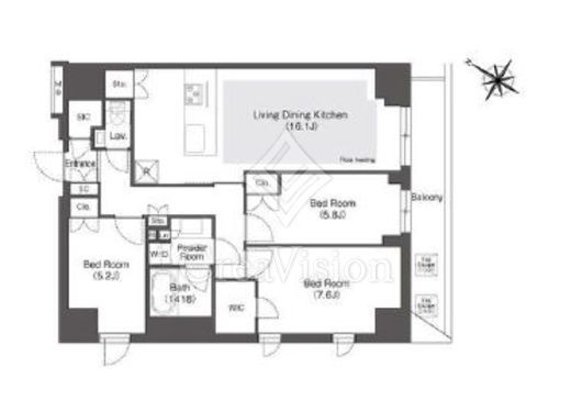 オアーゼ文京大塚　310号室　間取り