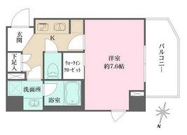 WHARF森下　305号室　間取り