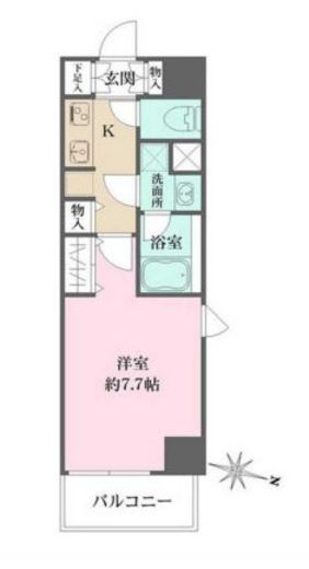 WHARF森下 (ワーフ森下)　401号室　間取り