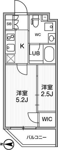 リテラス清澄白河　307号室　間取り