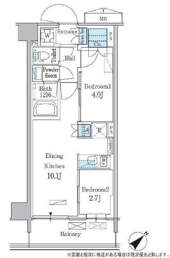 パークアクシス品川南大井パークフロント　116号室　間取り