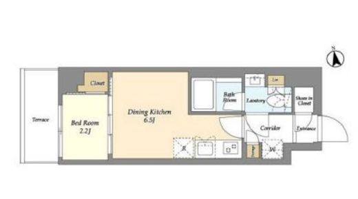 AIFLAT品川戸越パークサイド　102号室　間取り