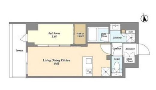 AIFLAT品川戸越パークサイド　104号室　間取り