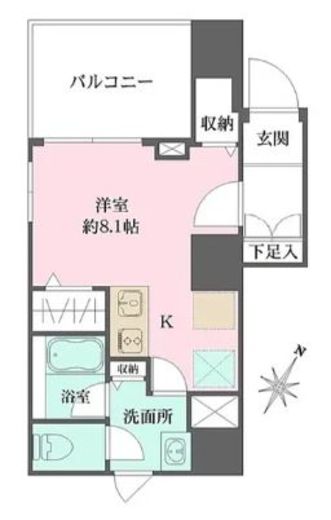 WHARF文京茗荷谷 (ワーフ文京茗荷谷)　701号室　間取り