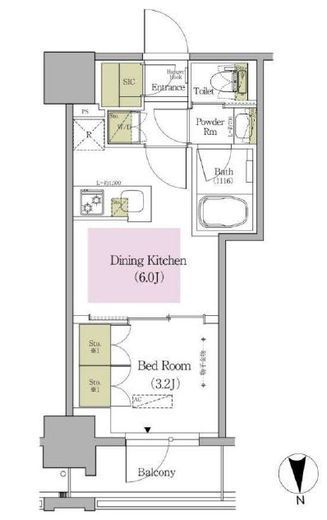 アーバネックス早稲田テラス　1003号室　間取り