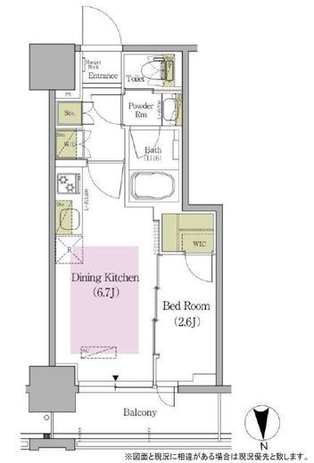 アーバネックス早稲田テラス　405号室　間取り