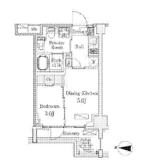 アクアレジデンス錦糸町　402号室　間取り