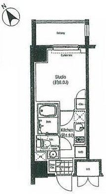 コンフォリア春日富坂　413号室　間取り