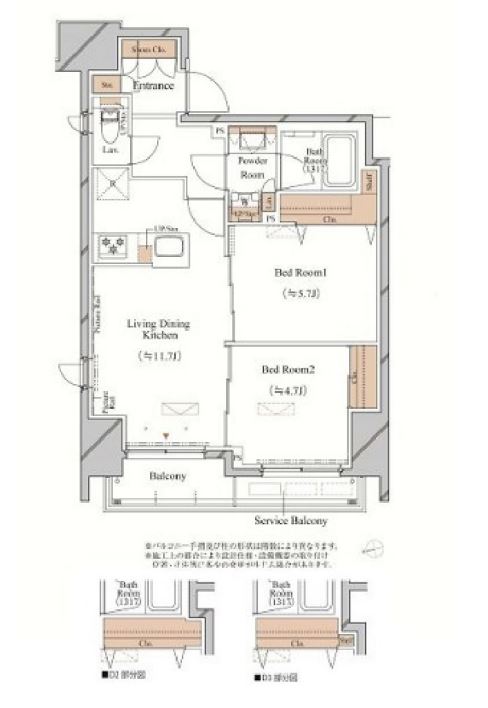 ブランシエスタ上野　903号室　間取り