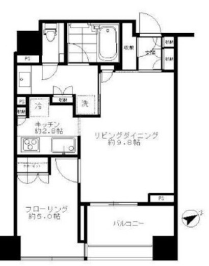 クラッシィタワー新宿御苑　204号室　間取り