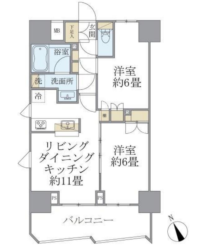 Ｓｏｌｅａｄｏ早稲田　605号室　間取り