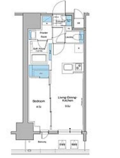ルフォンプログレ秋葉原マークス　404号室　間取り