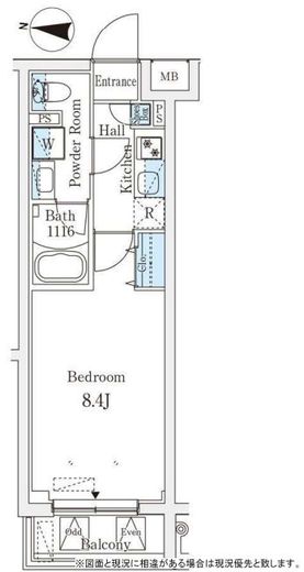 ラティエラ品川西大井　101号室　間取り