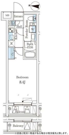 ラティエラ品川西大井　102号室　間取り