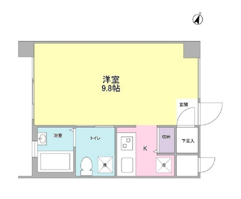 nel碑文谷　106号室　間取り