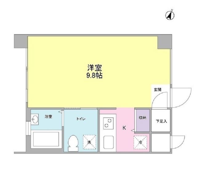 nel碑文谷　108号室　間取り