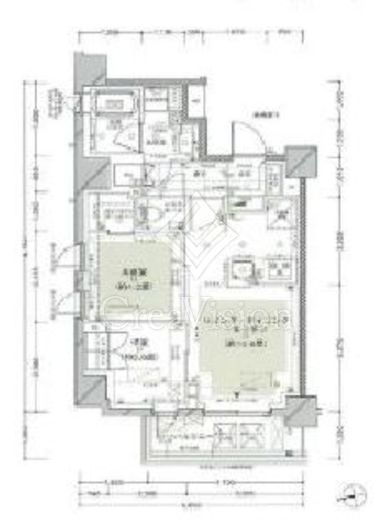 ピアース神楽坂テラス　206号室　間取り
