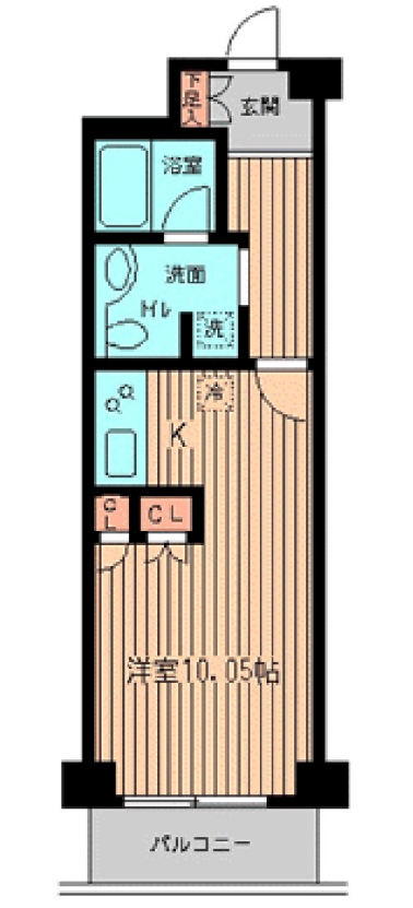 ガーデン目黒南　210号室　間取り