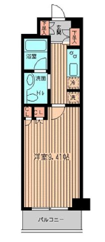 ガーデン目黒南　223号室　間取り
