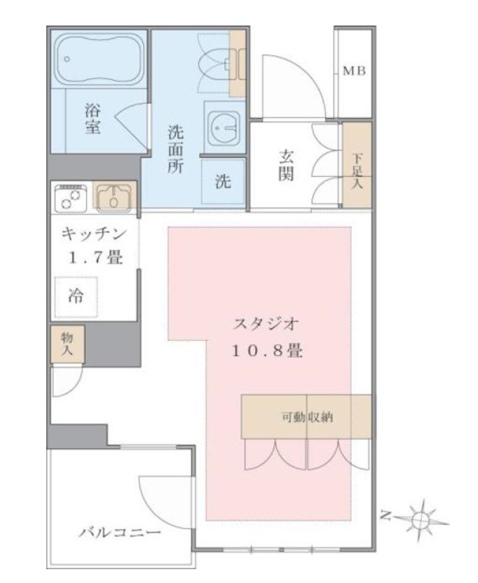 Brillia ist 東雲キャナルコート　334号室　間取り