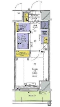 コンシェリア・デュー勝どき　210号室　間取り