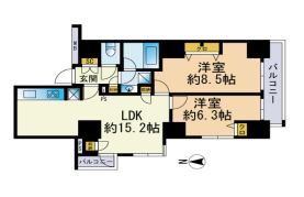 セレニティコート渋谷神泉　1701号室　間取り