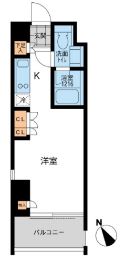 アーデン五反田　604号室　間取り