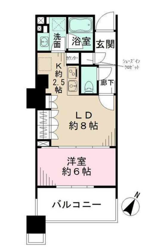 ブリリア有明スカイタワー　205号室　間取り