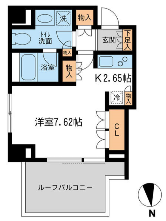 レジデンス白金コローレ　301号室　間取り