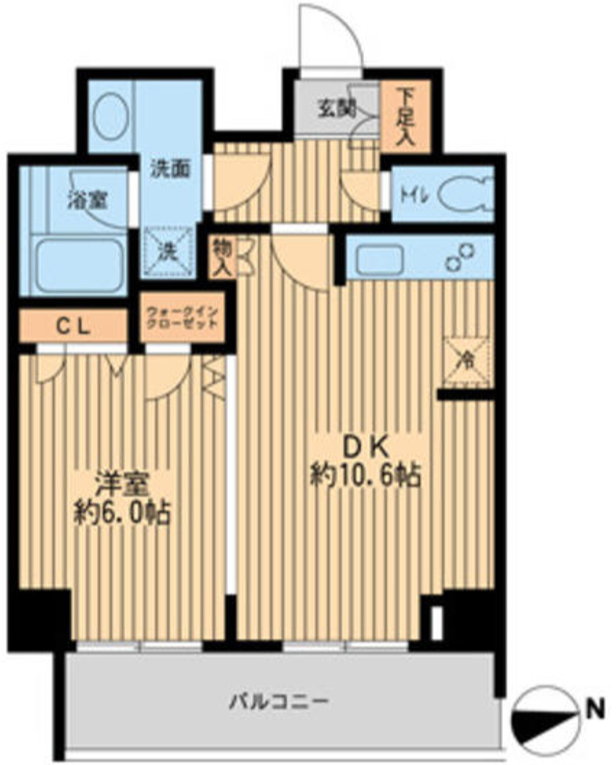 ＨＦ早稲田レジデンス２　1303号室　間取り