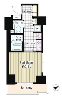 レガーロ新橋　1302号室　間取り