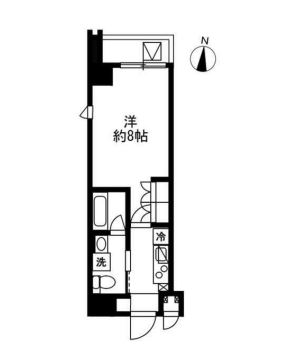アジールコート麻布十番　302号室　間取り