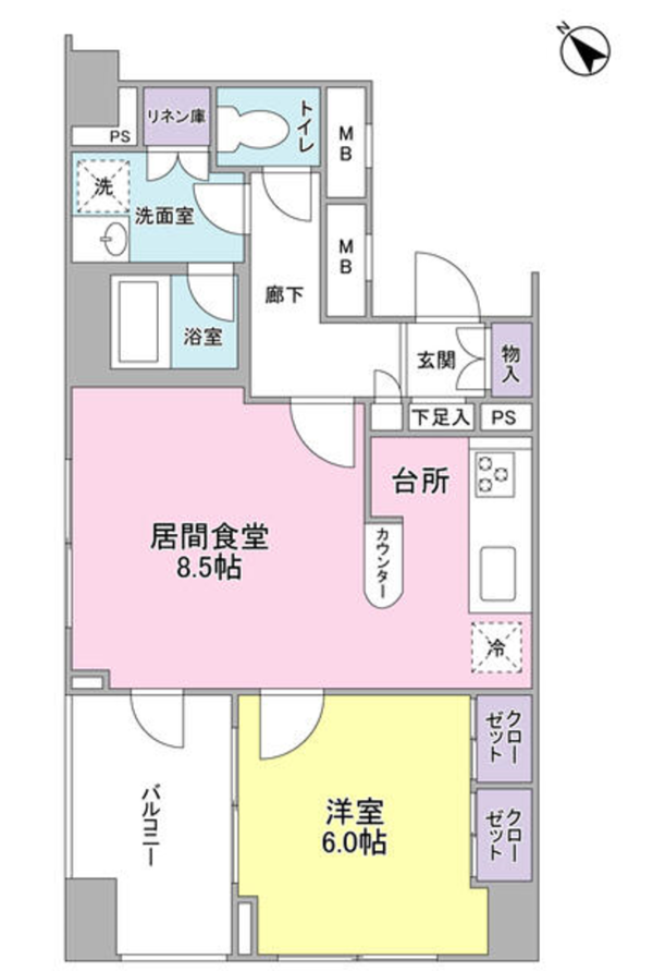 アルス中目黒ヴィルトレーテ　314号室　間取り