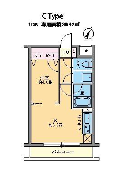 カスタリア千駄ヶ谷　402号室　間取り