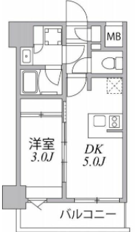シーフォルム住吉　1005号室　間取り
