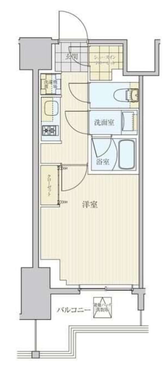リビオメゾン南砂町　1212号室　間取り