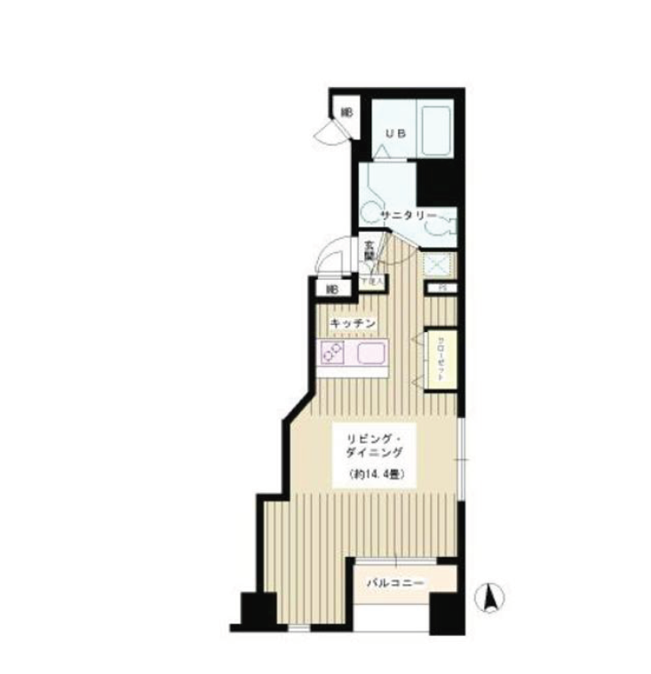 ケイズ麹町　704号室　間取り