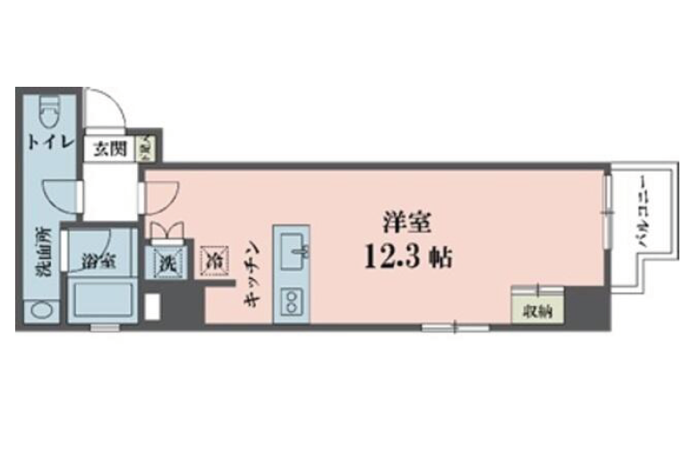 アムス四谷三丁目　704号室　間取り