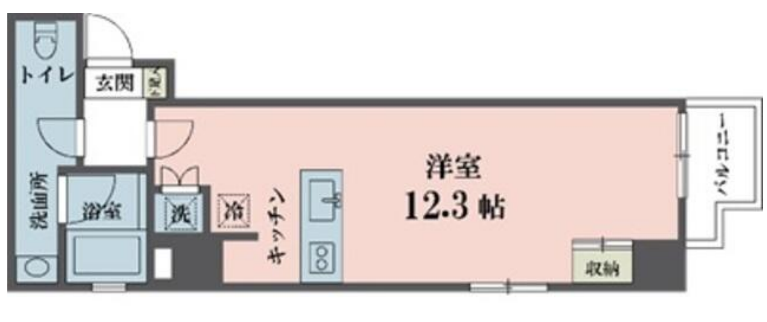 アムス四谷三丁目　604号室　間取り