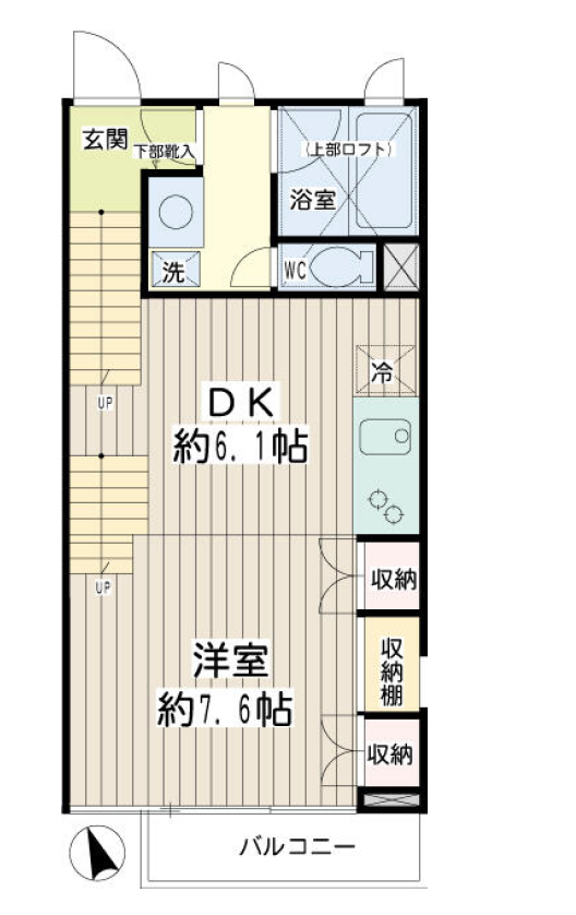 FLEG自由が丘EL　304号室　間取り