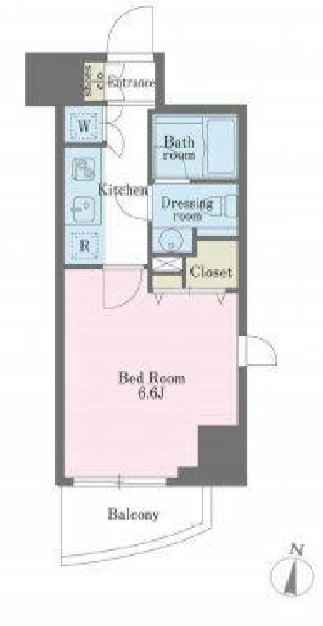 アジールコート西新宿　303号室　間取り
